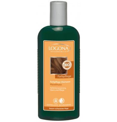 Logona ColorCare Shampoo Hazelnut 250ml - Click Image to Close